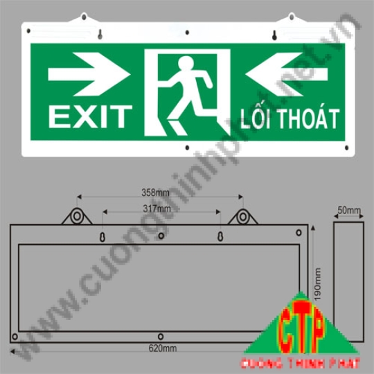  Đèn lối thoát KENTOM KT630(KT640)