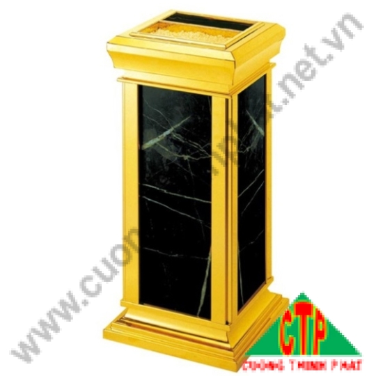 Thùng đựng rác đá hoa cương A16