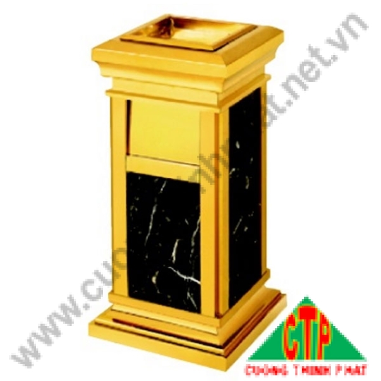 Thùng đựng rác đá hoa cương - A15