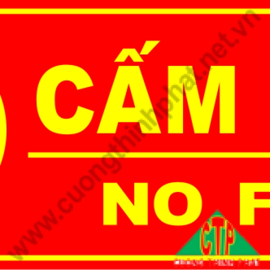 Bảng cấm lửa