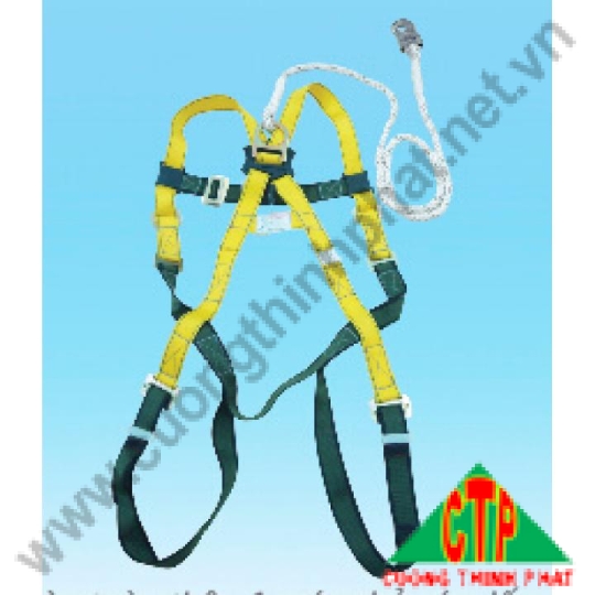 Dây an toàn toàn thân 1 móc nhỏ có miếng cao su D.04A